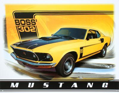 Ford Boss 302 Laguna Seca Mustang Muscle Car-toon No Parking Sign NEW